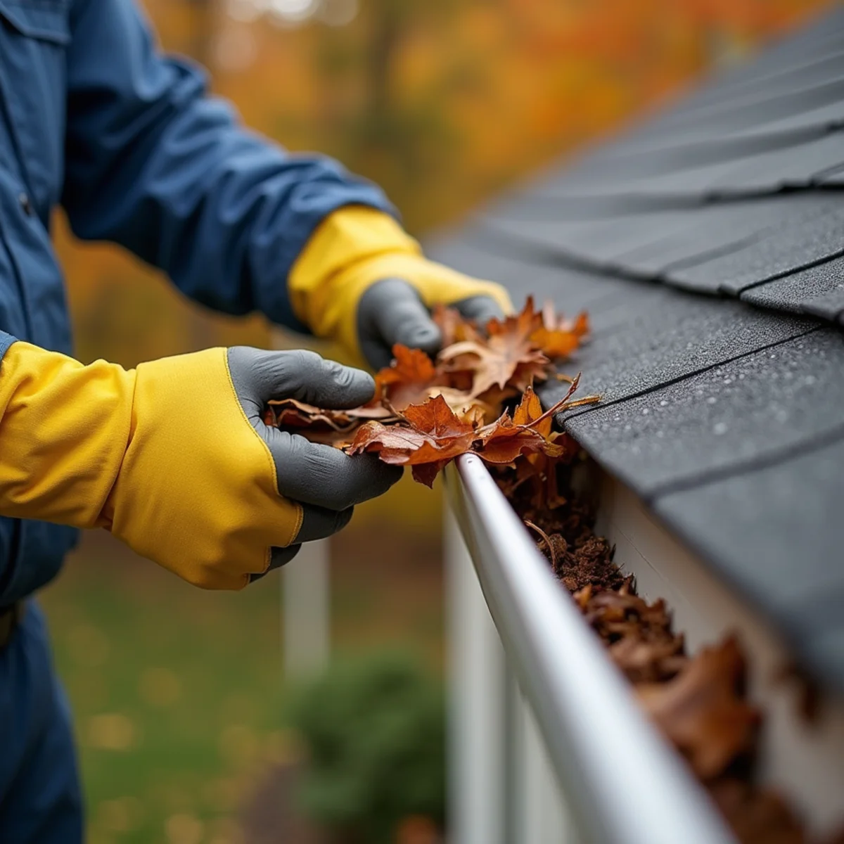 Clean Gutters and Downspouts for Delaware storm preparation