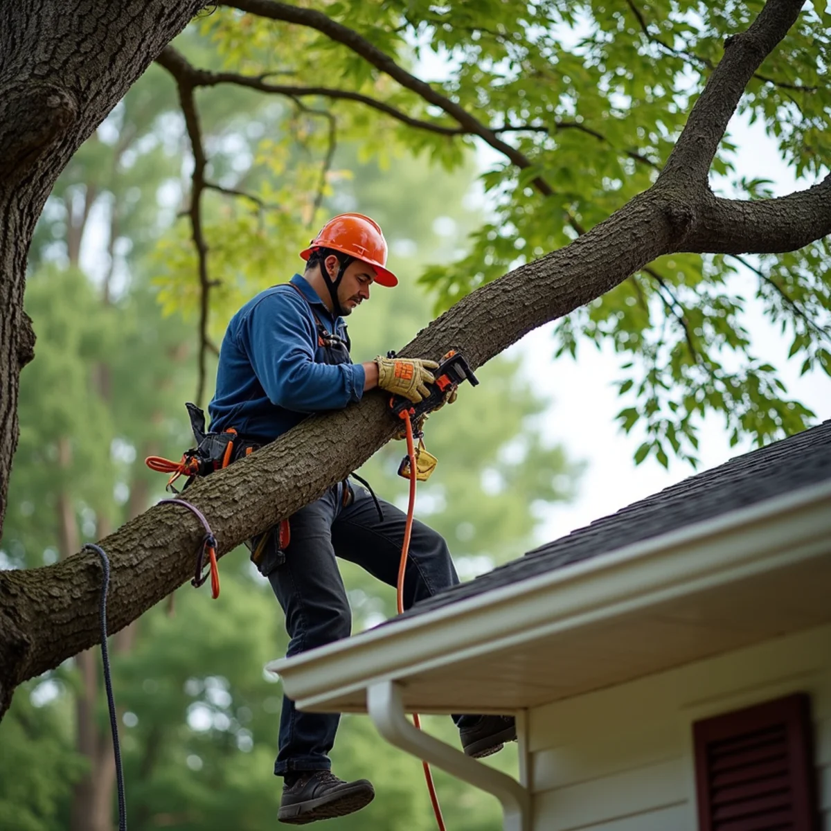 Trim Overhanging Tree Canopies for Delaware storm preparation