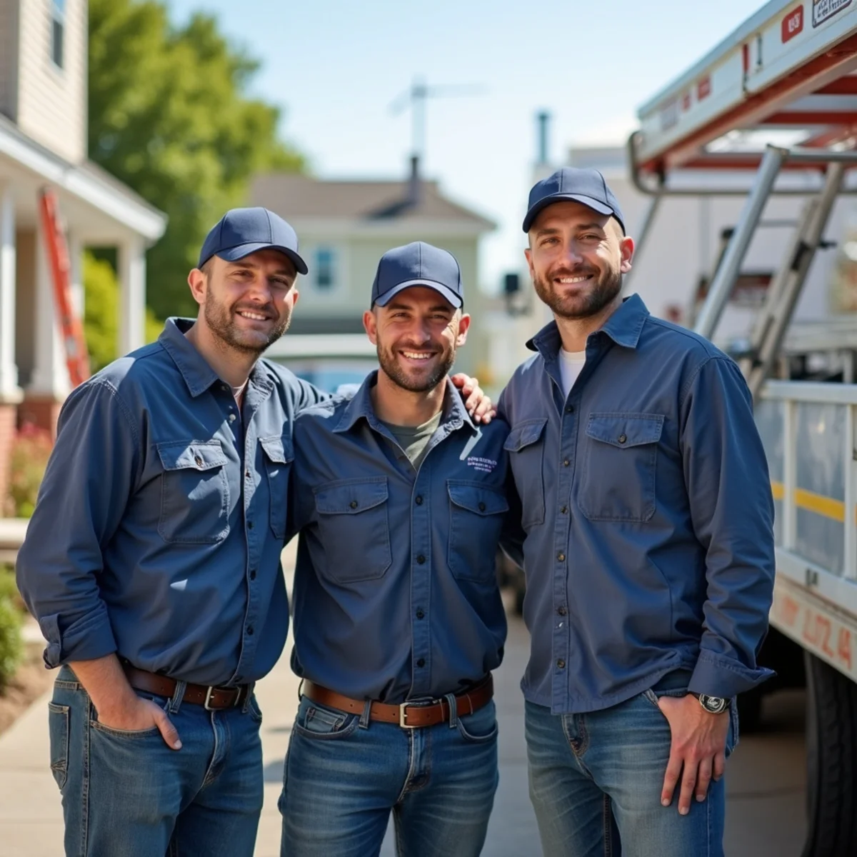 Perfect Peak Exteriors Dover Delaware family roofing crew at jobsite