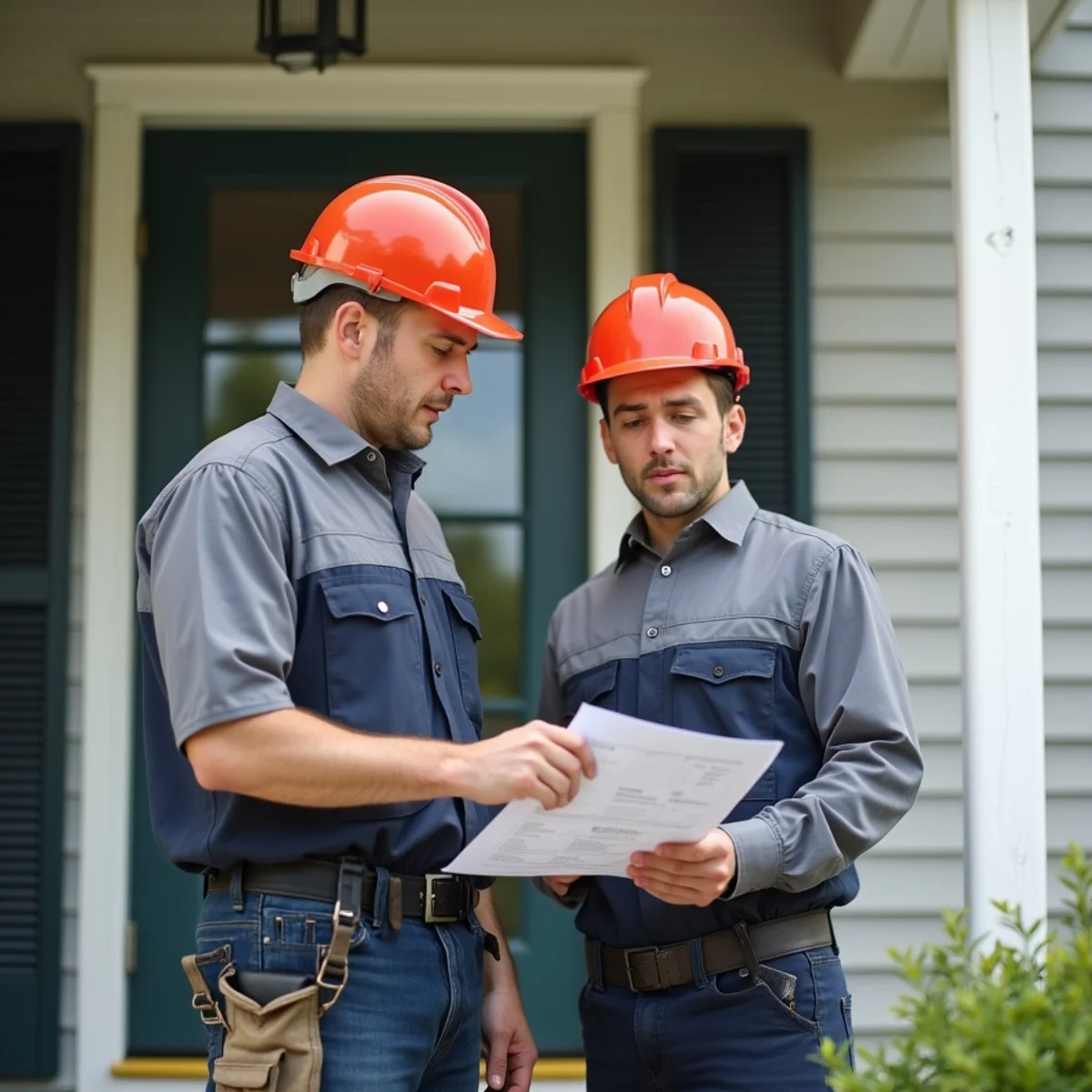 Insurance Claim Roofing Assistance technicians at work on Dover Delaware home