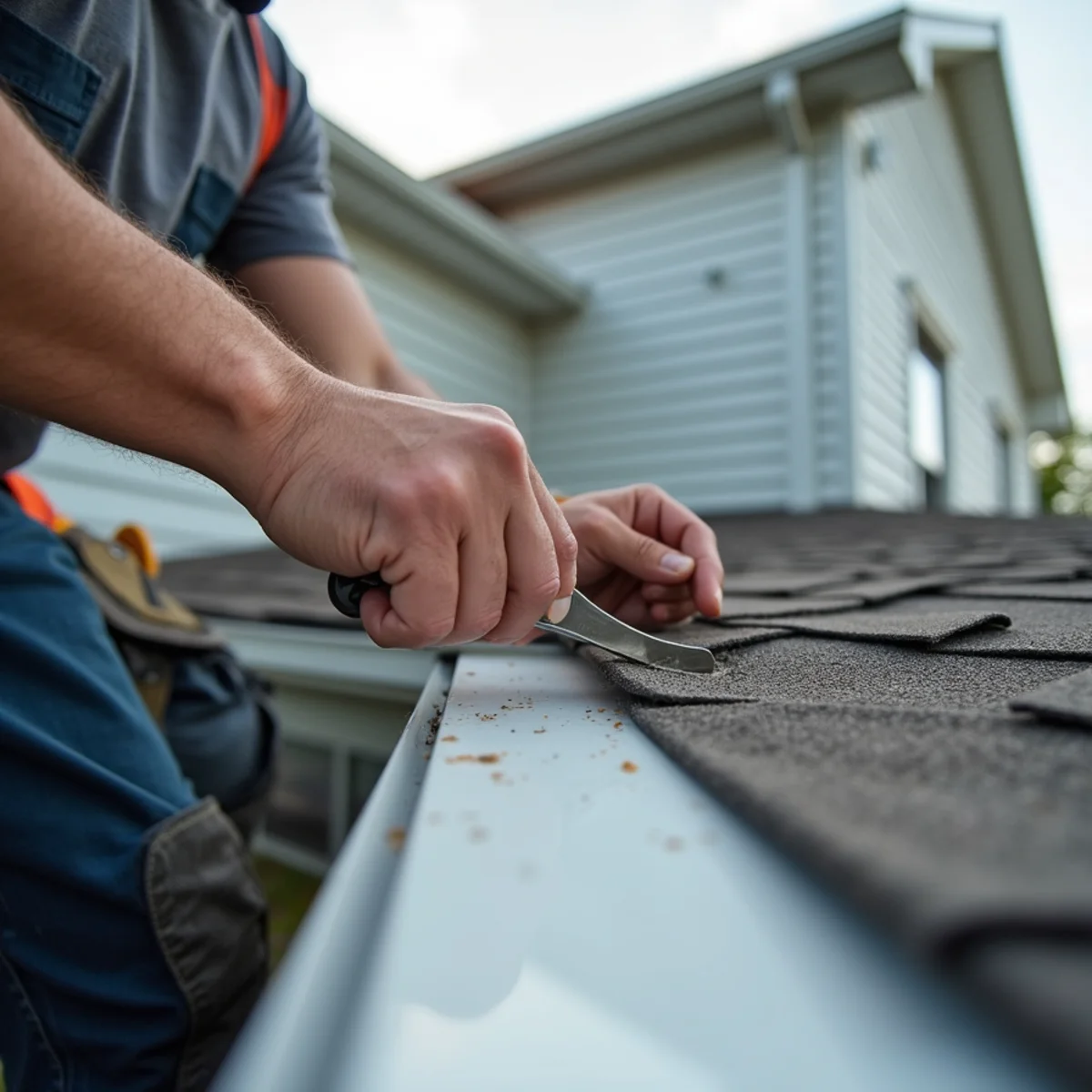 Roof Repair & Leak Detection technicians at work on Dover Delaware home